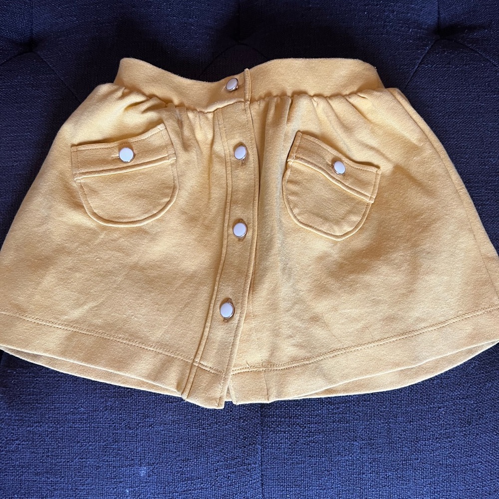 Janie and Jack Yellow skirt Size 12 to 18 months Worn once